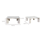 segment coffee table ashen by Moe's Home Collection mhc jd 1048 15 7