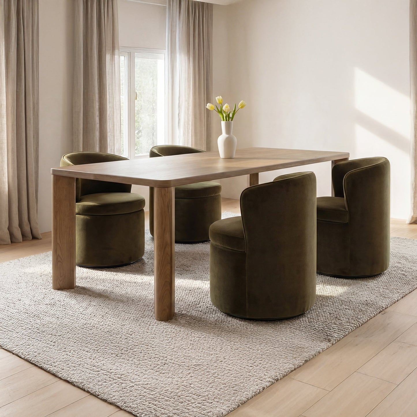 Segment Dining Table Wood Moes Home Collection Mhc Jd 1107 20 0 10