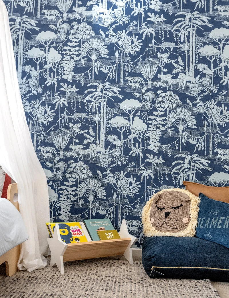 Jungle Dream Wallpaper in Lune design by Aimee Wilder