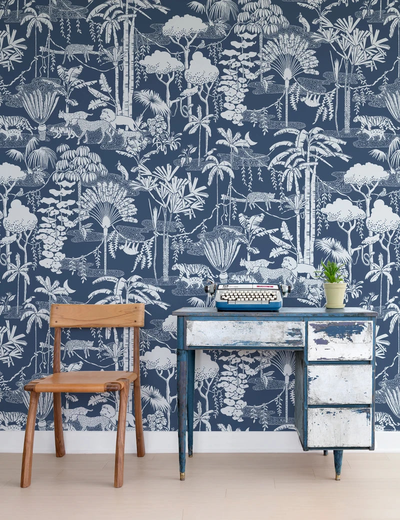 Jungle Dream Wallpaper in Lune design by Aimee Wilder
