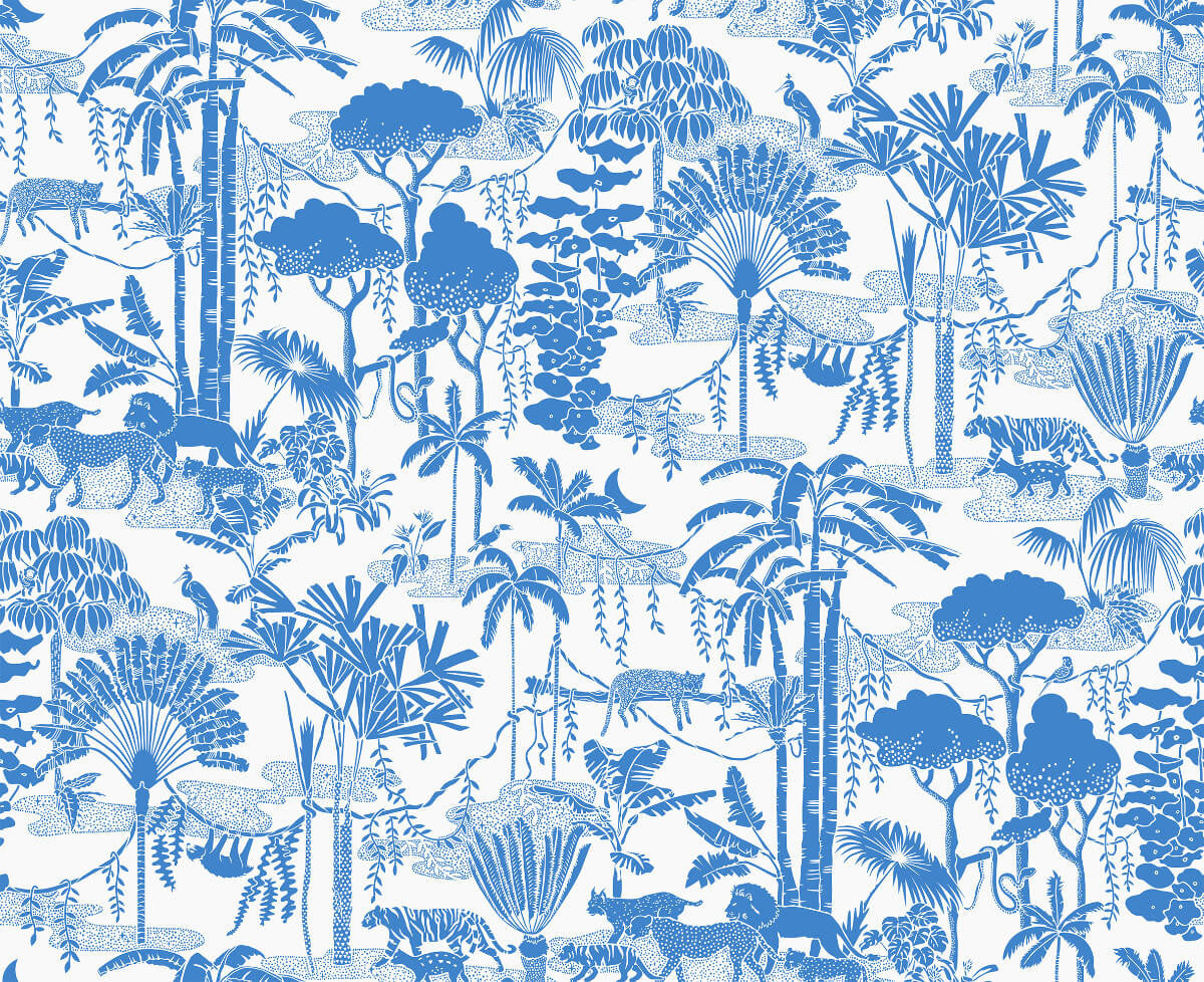 Jungle Dream Wallpaper in Orinoco design by Aimee Wilder