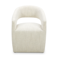 Barrow Performance Fabric Rolling Dining Chair By Moe's Home Collection Mhc Kq 1024 18 By Moe's Home Collection 1