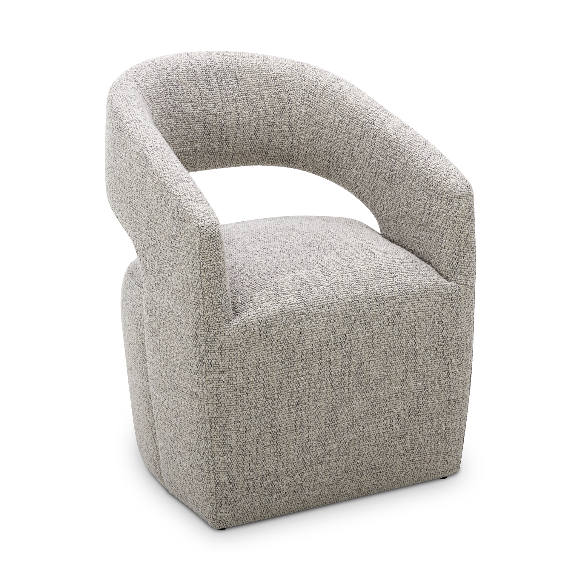 Barrow Performance Fabric Rolling Dining Chair By Moe's Home Collection Mhc Kq 1024 18 By Moe's Home Collection 4