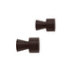 pin hook knob 2 pcs pack brown by oyoy 1