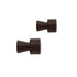 pin hook knob 2 pcs pack brown by oyoy 1
