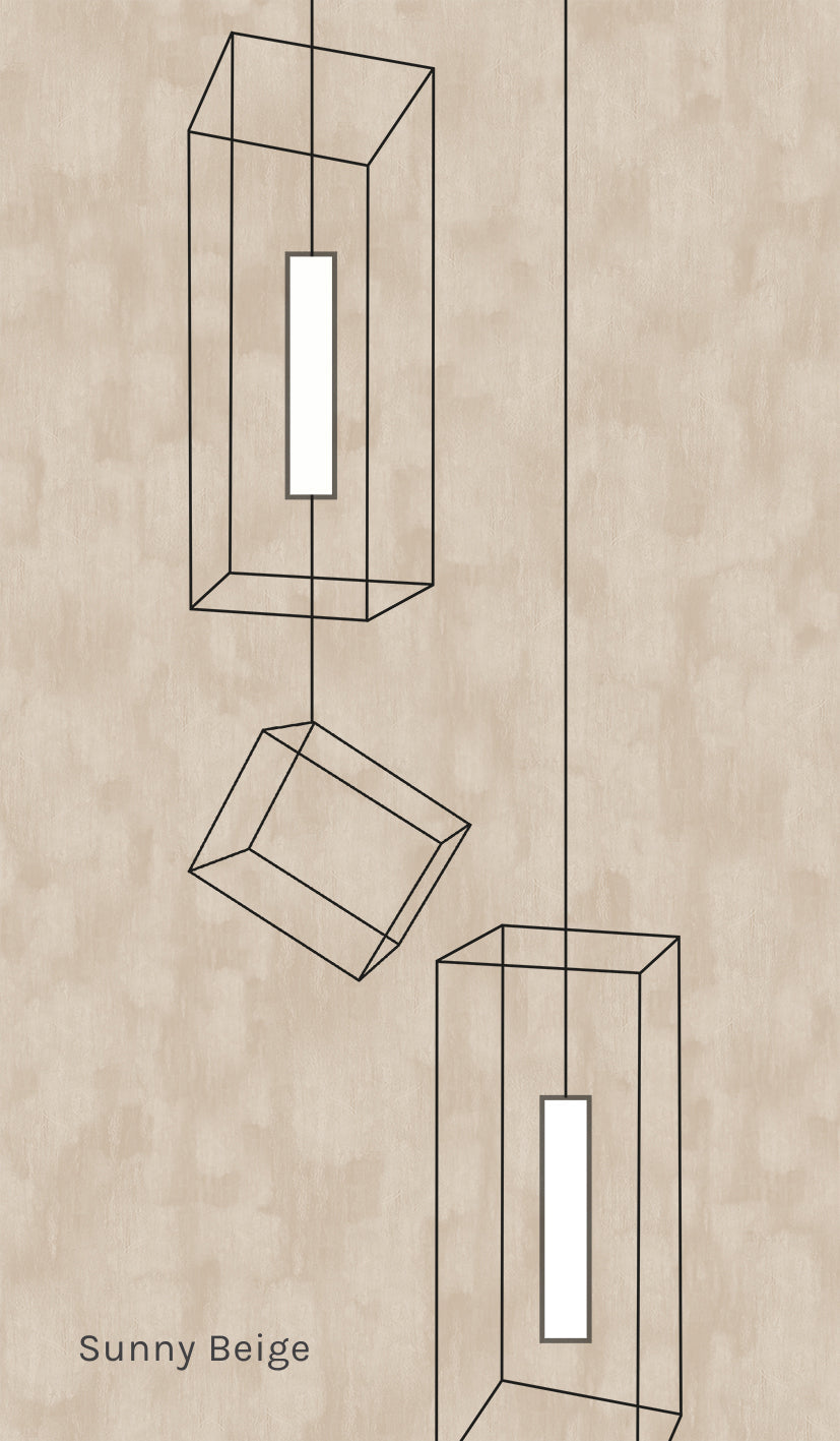 Lanterns LED Wallpaper in Various Colors by Meystyle