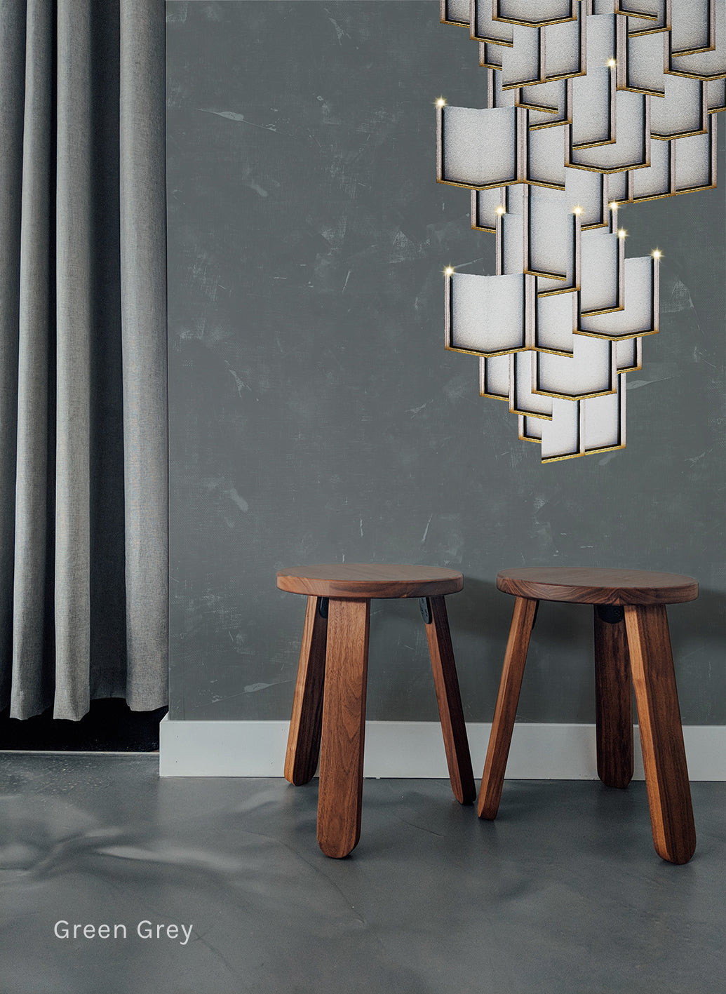 Lattice Systems LED Wallpaper in Various Colors by Meystyle