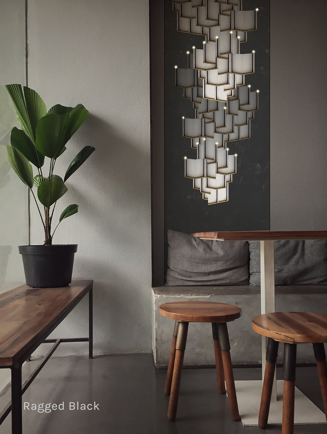 Lattice Systems LED Wallpaper in Various Colors by Meystyle