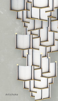 Lattice Systems LED Wallpaper in Various Colors by Meystyle