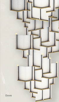 Lattice Systems LED Wallpaper in Various Colors by Meystyle
