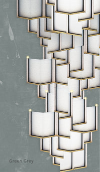 Lattice Systems LED Wallpaper in Various Colors by Meystyle