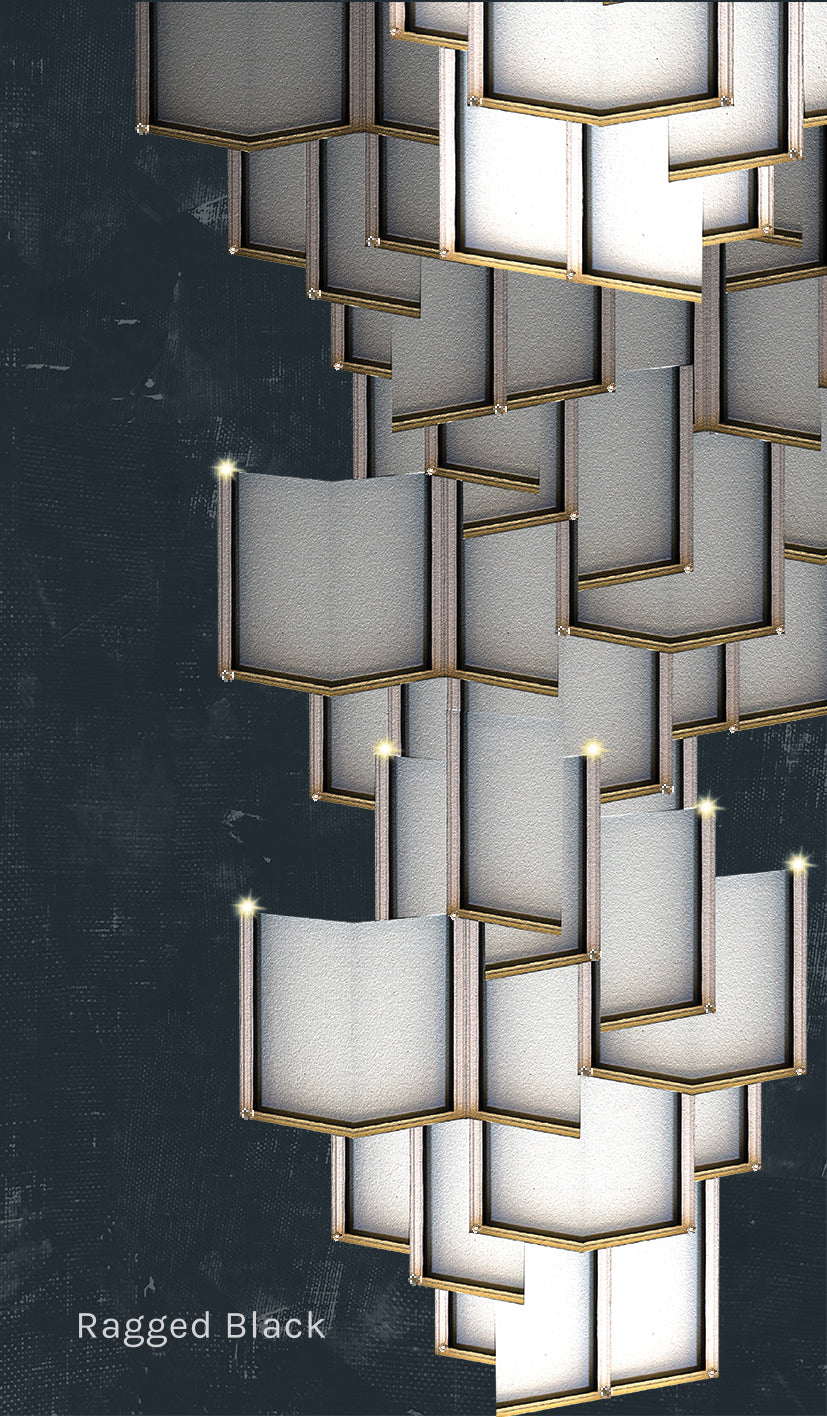 Lattice Systems LED Wallpaper in Various Colors by Meystyle