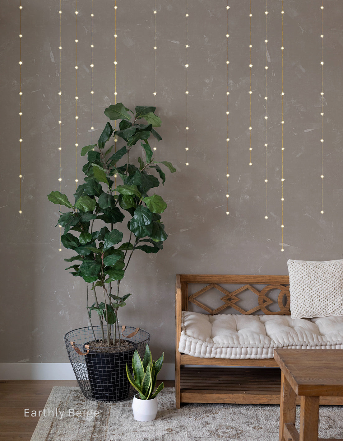Light Lines LED Wallpaper in Various Colors by Meystyle