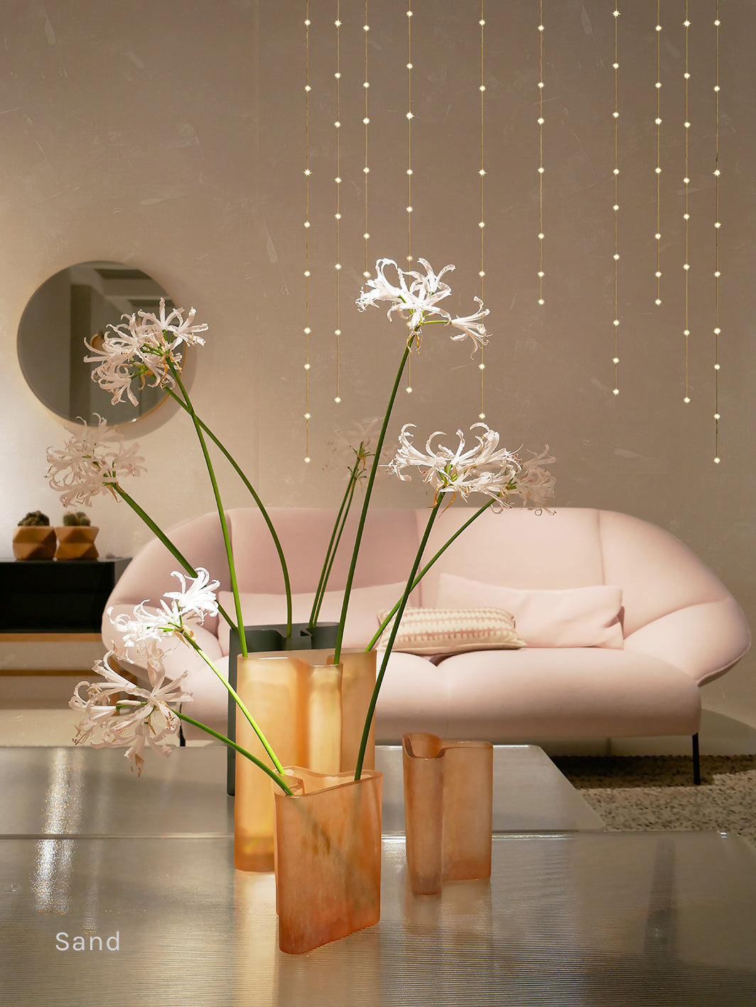 Light Lines LED Wallpaper in Various Colors by Meystyle