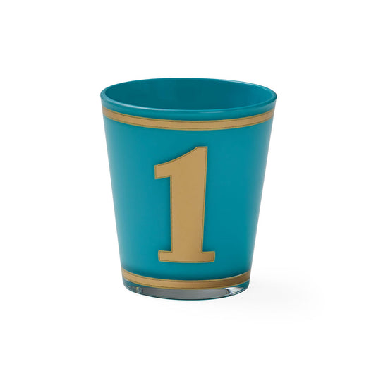Lucky Number Rocks Glass 1
