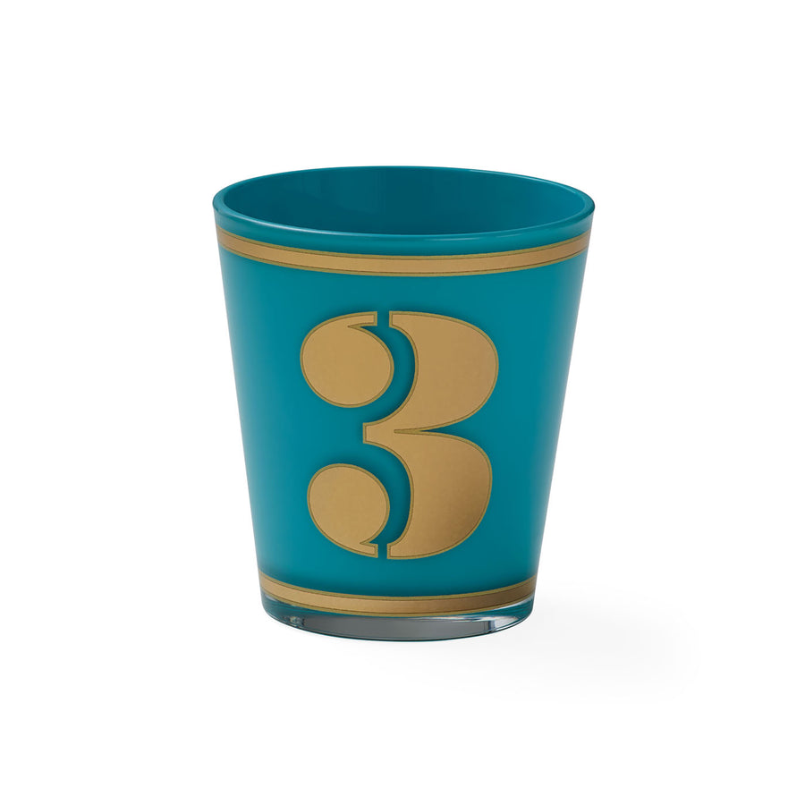 Lucky Number Rocks Glass 3