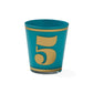 Lucky Number Rocks Glass 5