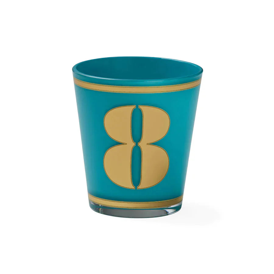 Lucky Number Rocks Glass 8