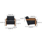 Garnet Lounge Chair Moes Home Collection Mhc Me 1075 07 13