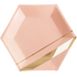 Set of 8 Goddess Blush Hexagon Large Party Plates design by Harlow & Grey
