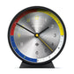 mantel in cave black and spun aluminum dial design by newgate 1