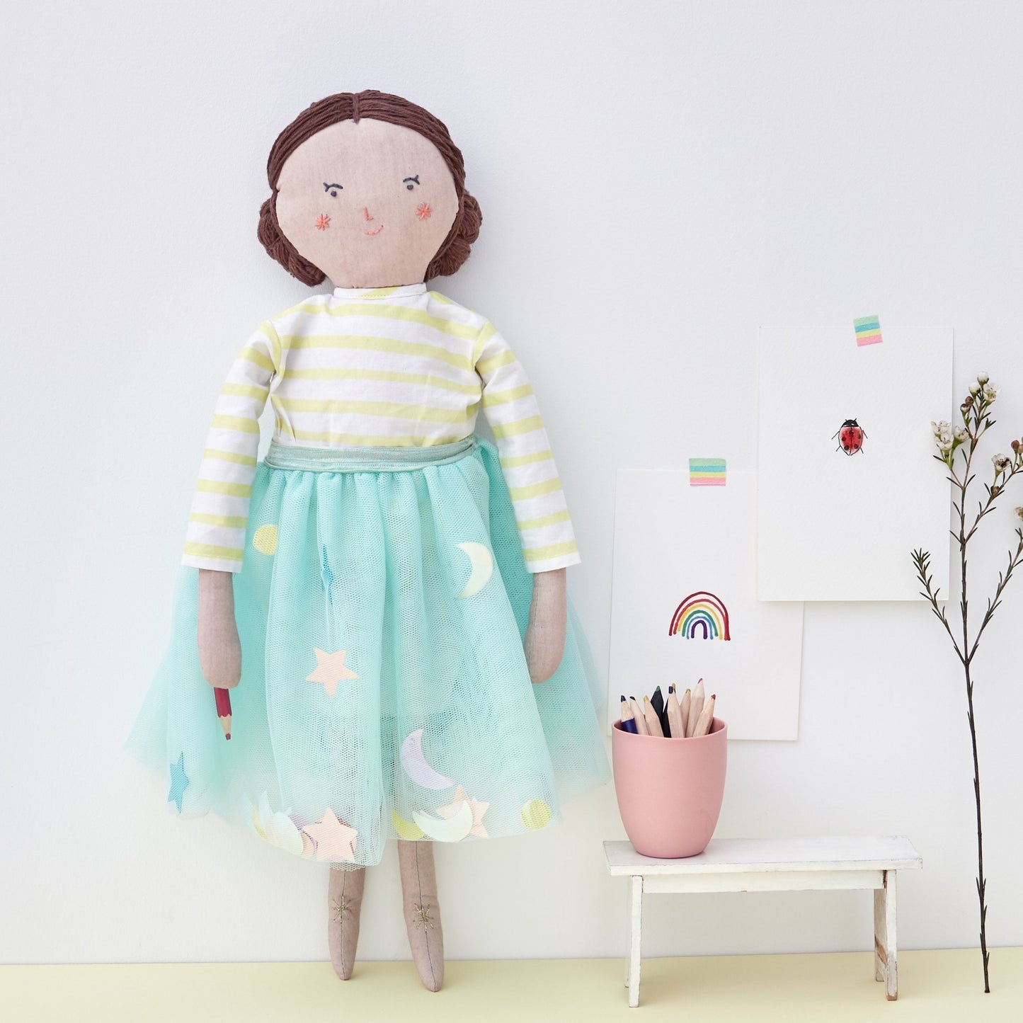 lila doll by meri meri mm 175357 2