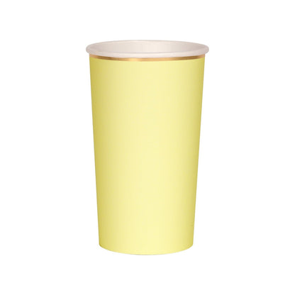 pale yellow partyware by meri meri mm 181441 7