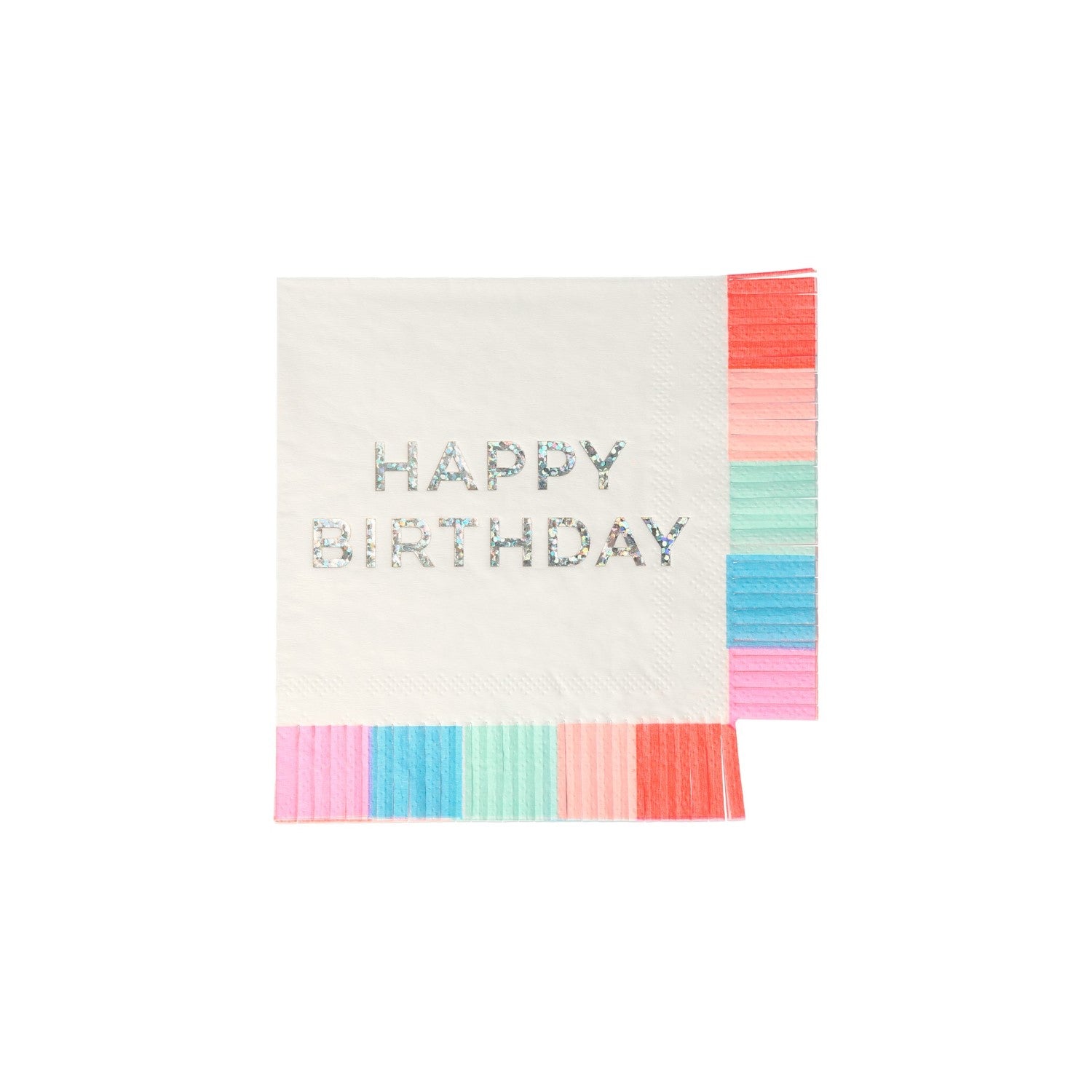 birthday fringe small napkins by meri meri mm 202869 1
