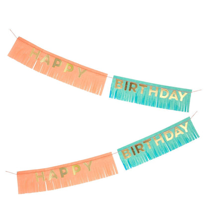 birthday fringe garland card by meri meri mm 202870 2