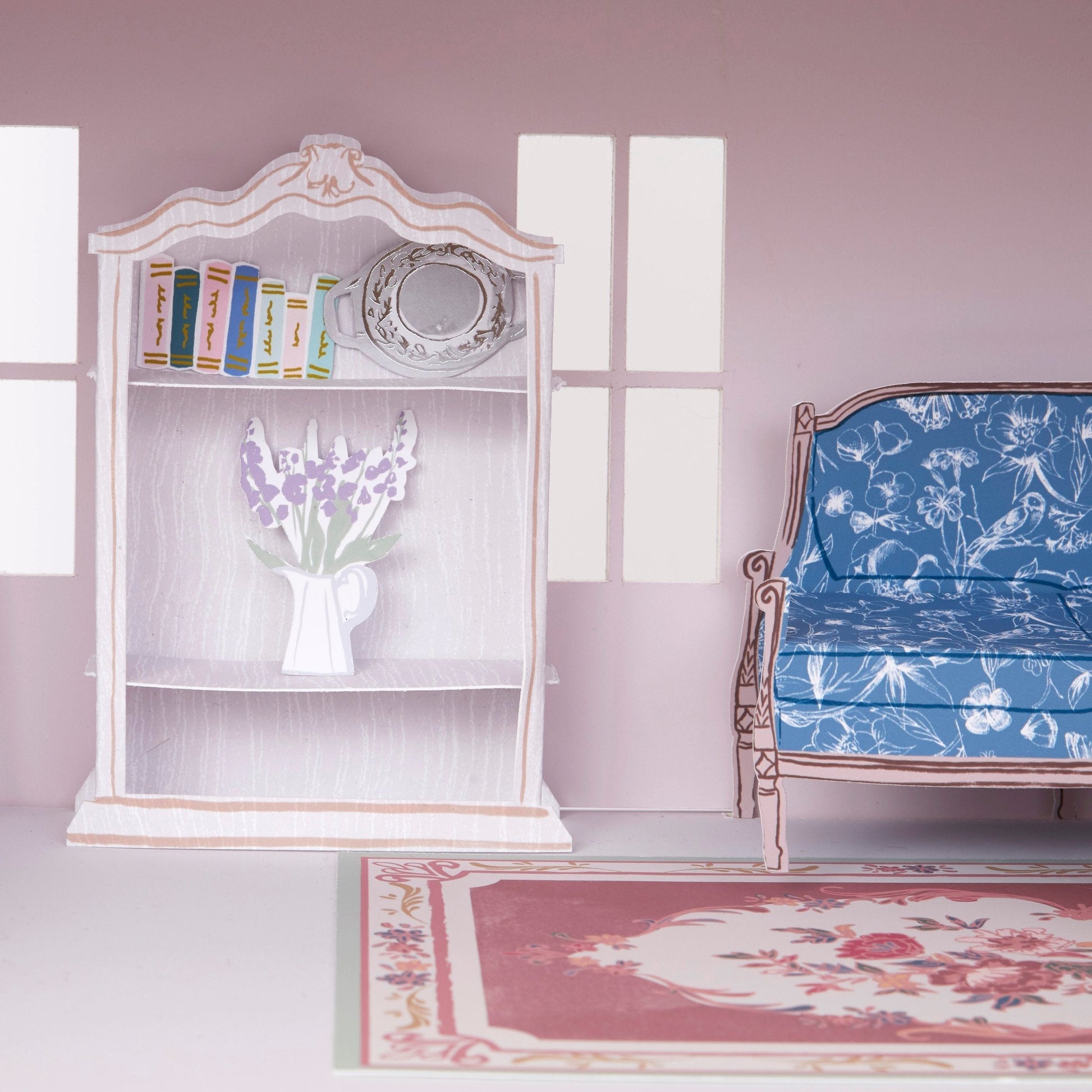 mini paper dolls house by meri meri mm 215650 1