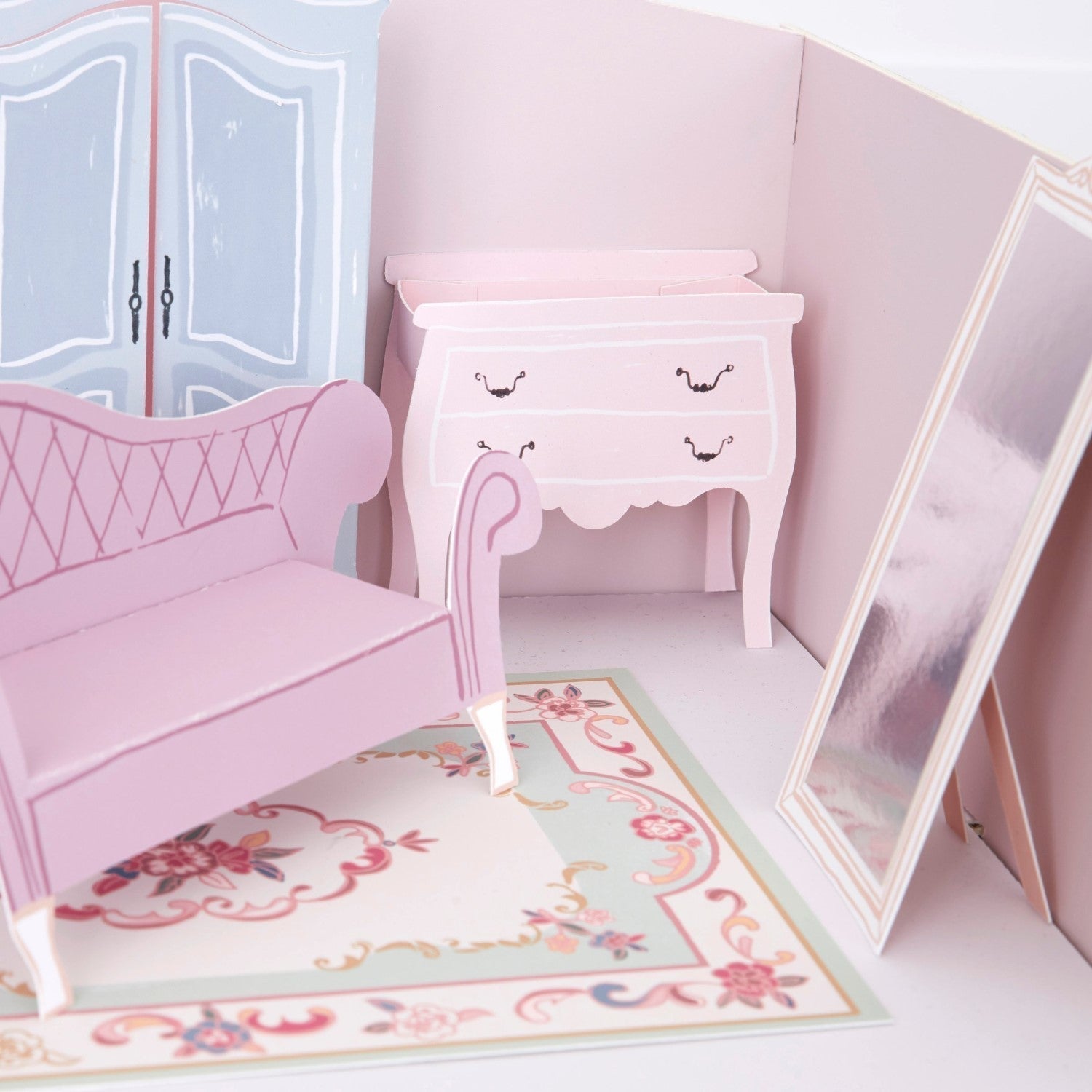 mini paper dolls house by meri meri mm 215650 6