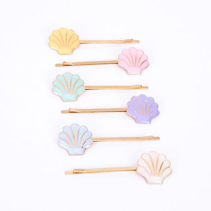 enamel shell hair slides by meri meri mm 222885 1