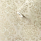 Modern Damask Mottled Wallpaper in Gold/Beige