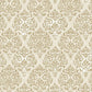 Modern Damask Mottled Wallpaper in Gold/Beige