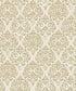 Modern Damask Mottled Wallpaper in Gold/Beige