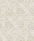 Sample Modern Damask Mottled Wallpaper in Gold/Neutral