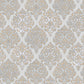 Modern Damask Mottled Wallpaper in Rose Gold