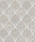 Sample Modern Damask Mottled Wallpaper in Rose Gold