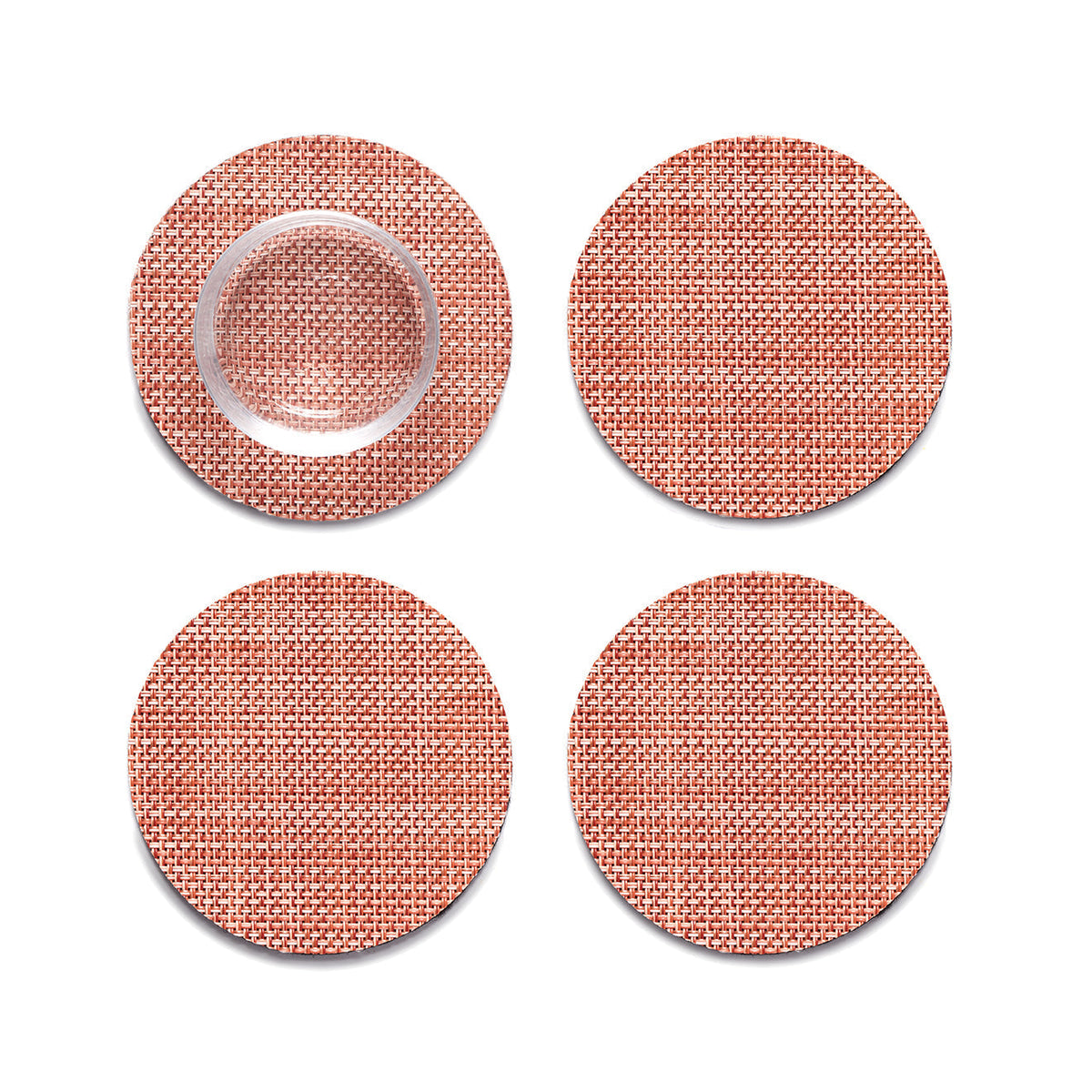 Mini Basketweave Set Of 4 Coasters Chilewich Chw 100743 002 5