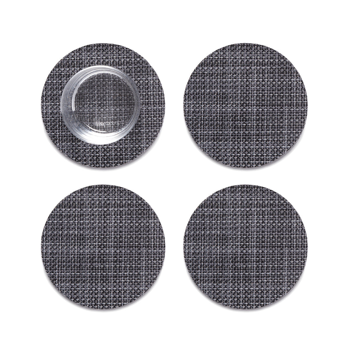 Mini Basketweave Set Of 4 Coasters Chilewich Chw 100743 002 7