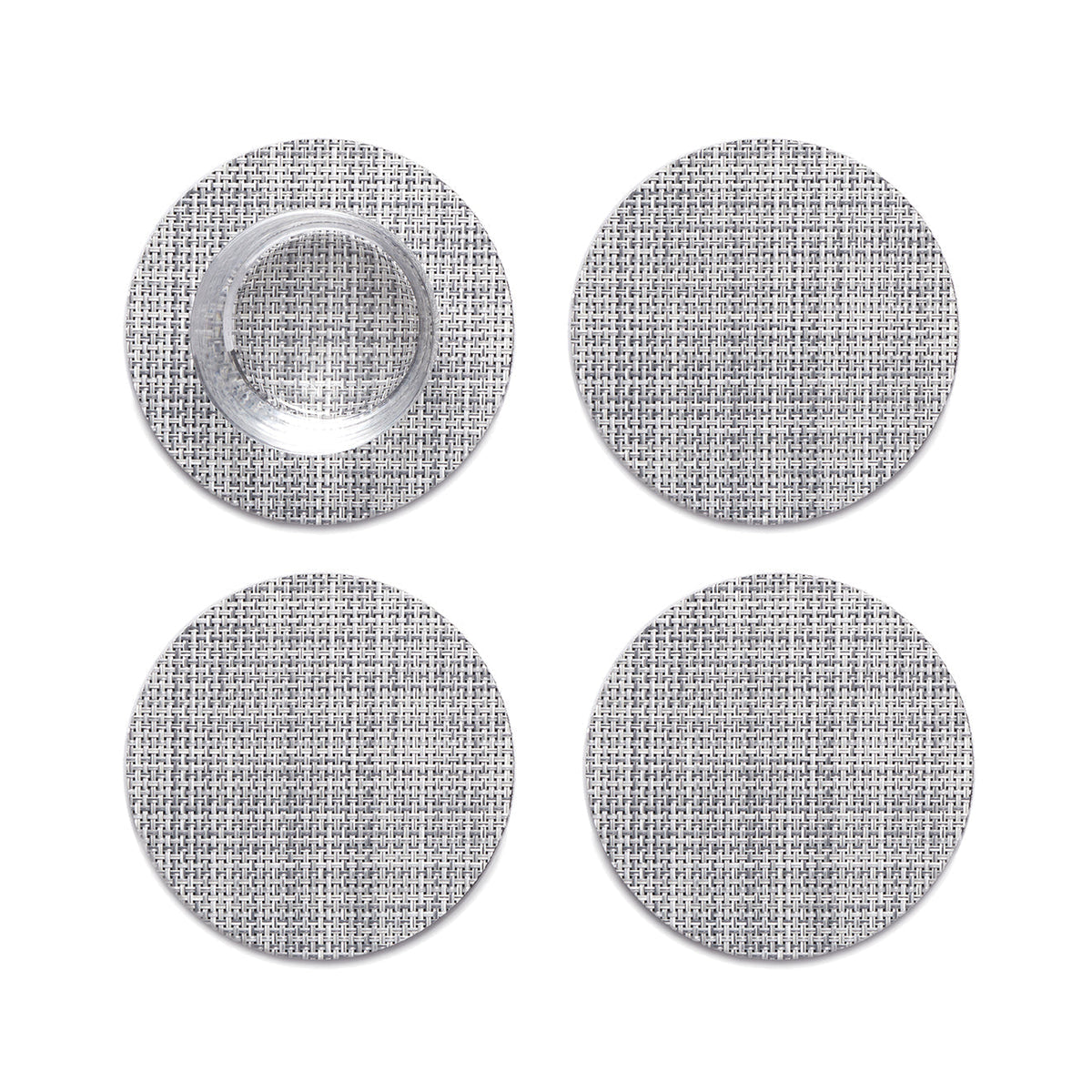 Mini Basketweave Set Of 4 Coasters Chilewich Chw 100743 002 15