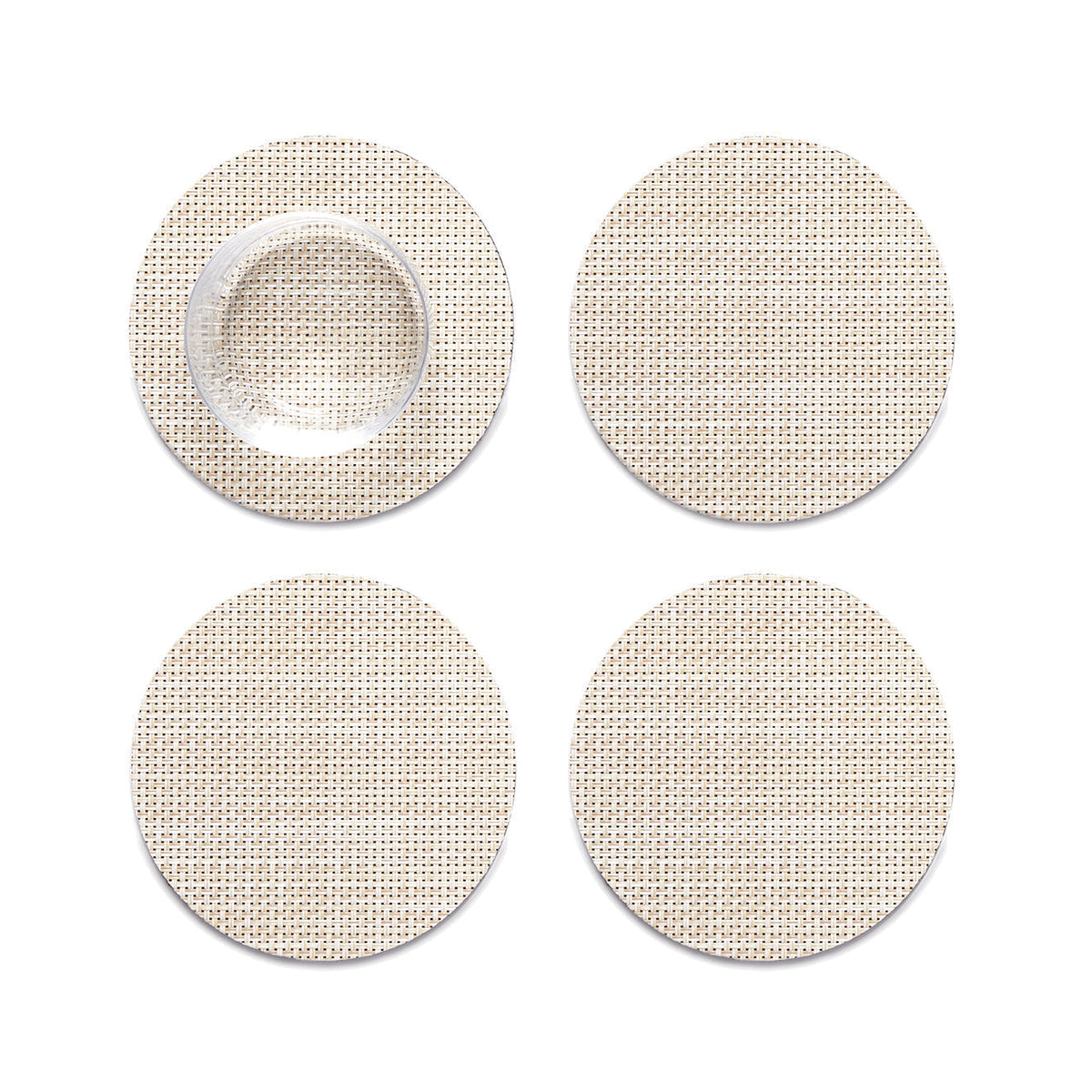 Mini Basketweave Set Of 4 Coasters Chilewich Chw 100743 002 17