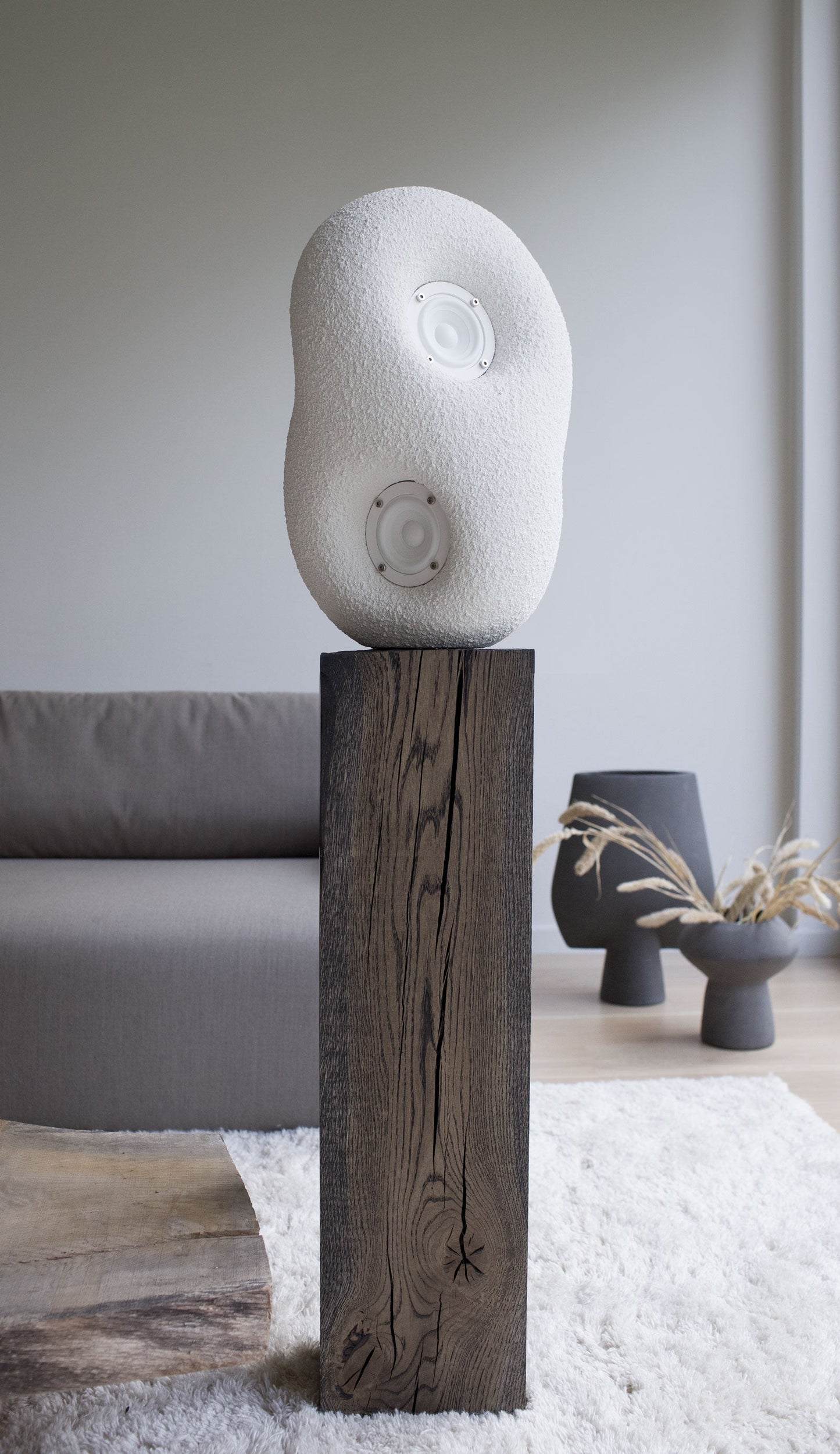 acoustic sculpture speaker by transparent 11