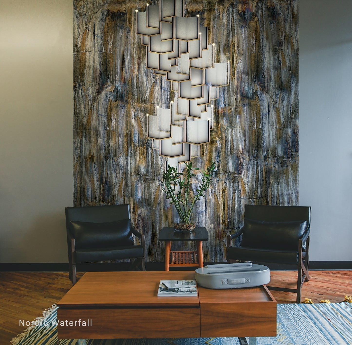 nordic waterfall led wallpaper by meystyle 3