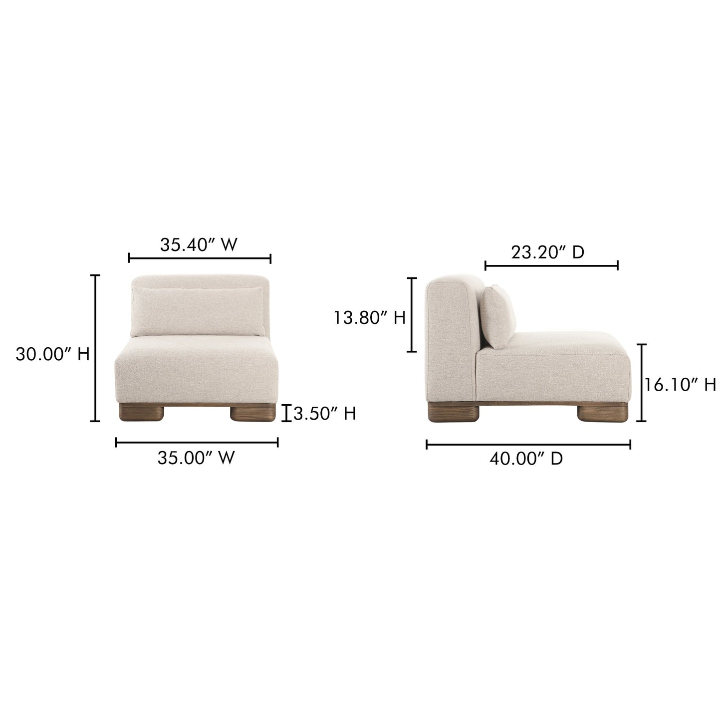 June Slipper Chair Moes Home Collection Mhc Oa 1031 34 9