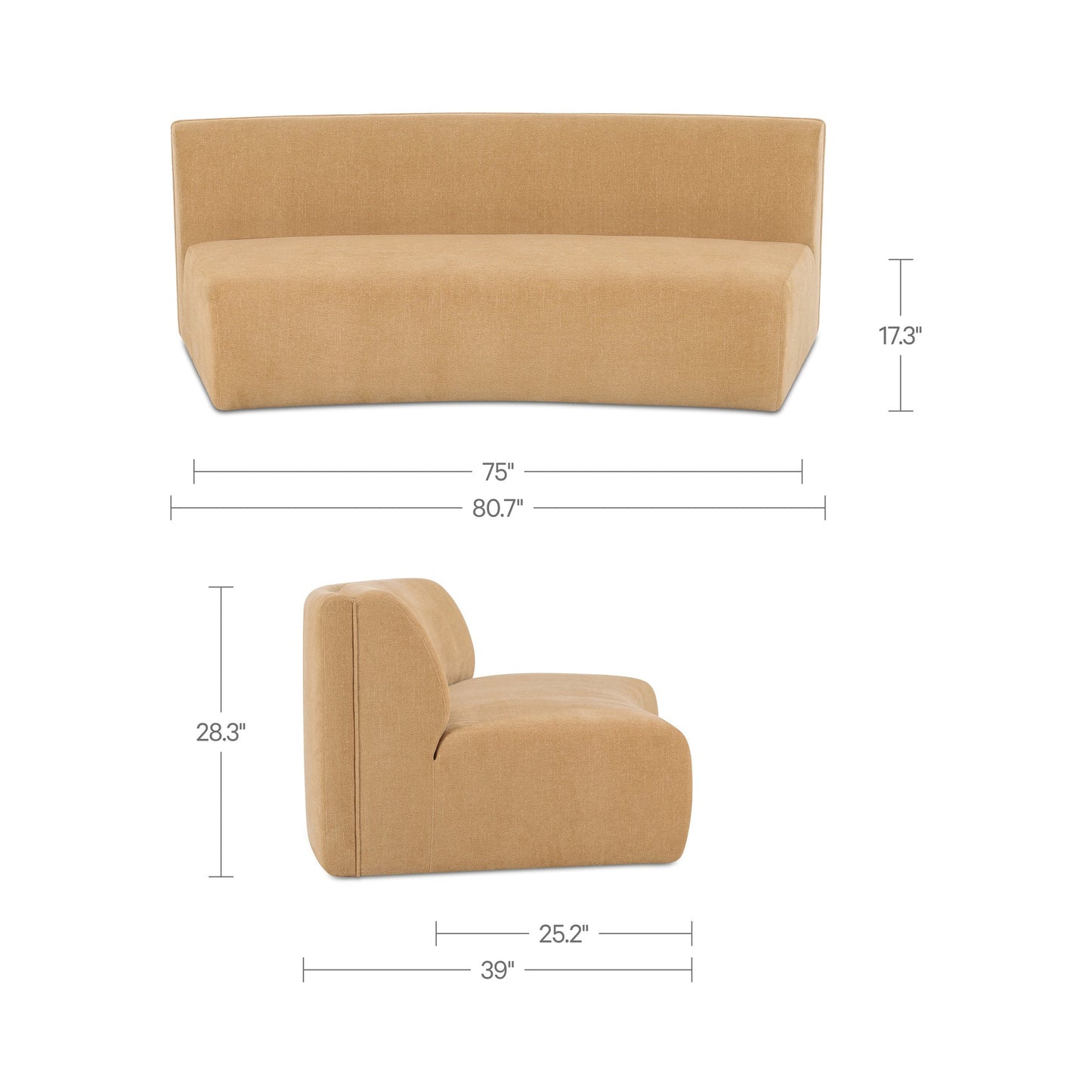 Naomi Concave Sofa Moes Home Collection Mhc Oa 1092 20 4