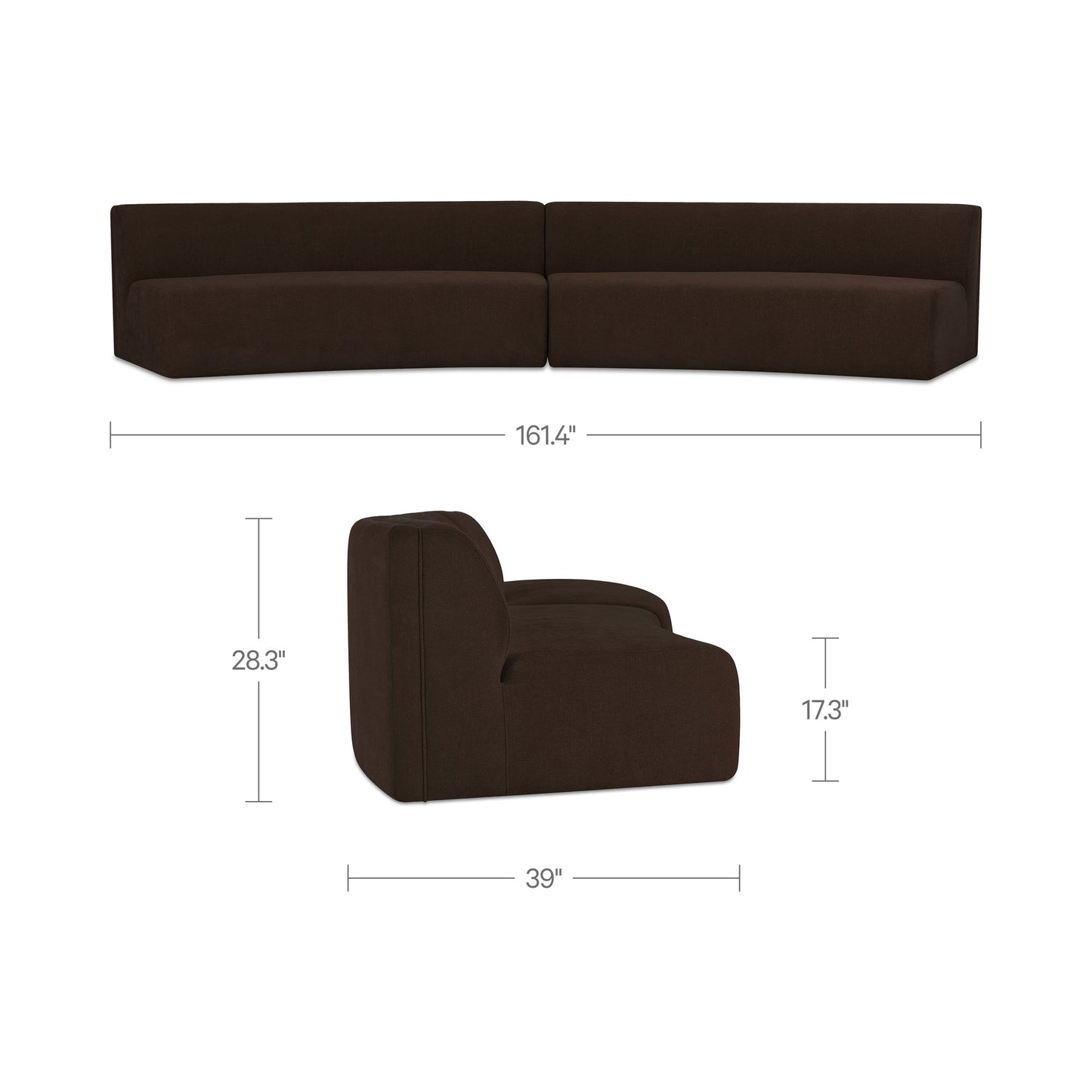 Naomi Concave Modular Sectional Moes Home Collection Mhc Oa 1095 20 3