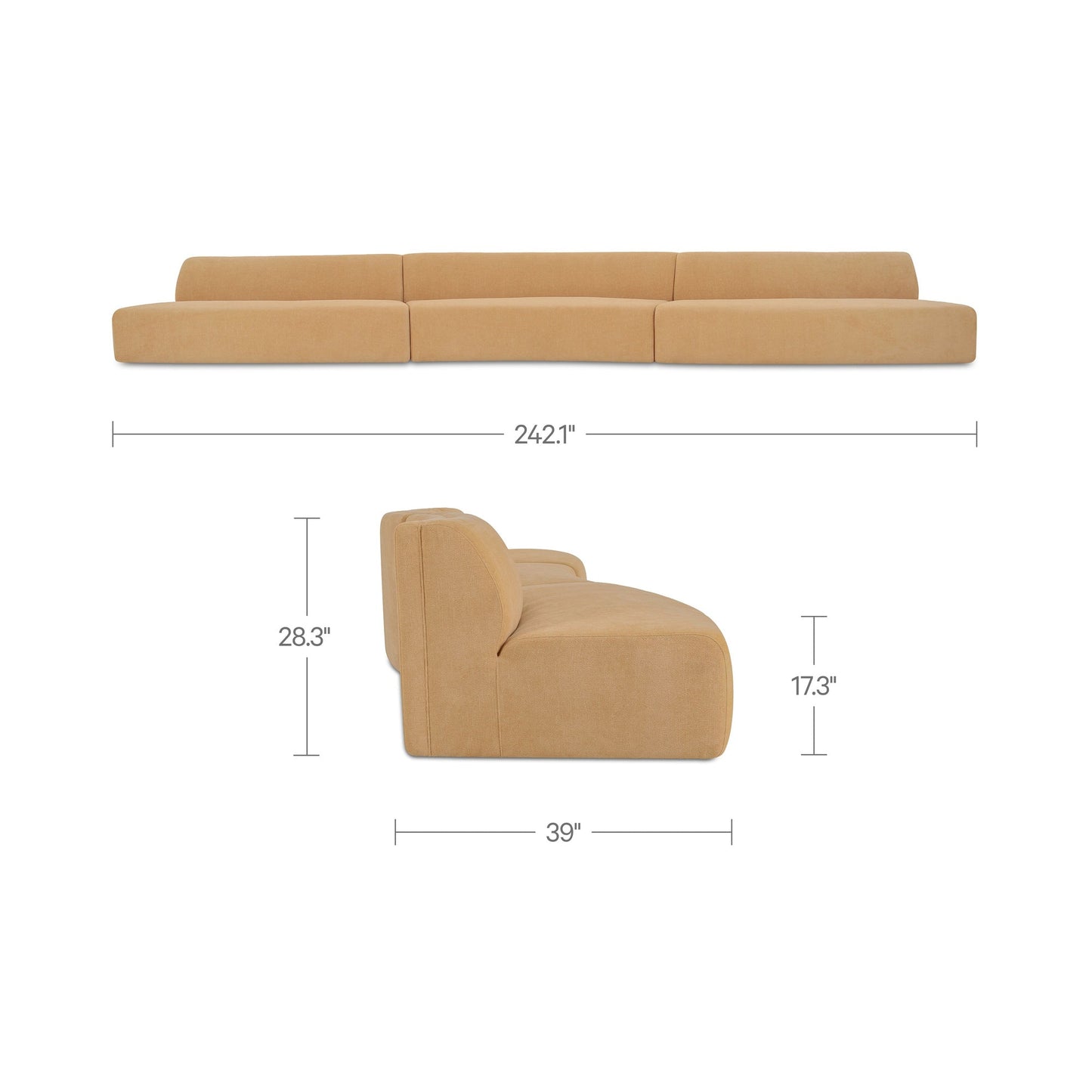 Naomi Wave 3 Modular Sectional Moes Home Collection Mhc Oa 1097 20 4