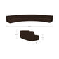 Naomi Concave 3 Modular Sectional Moes Home Collection Mhc Oa 1098 20 3