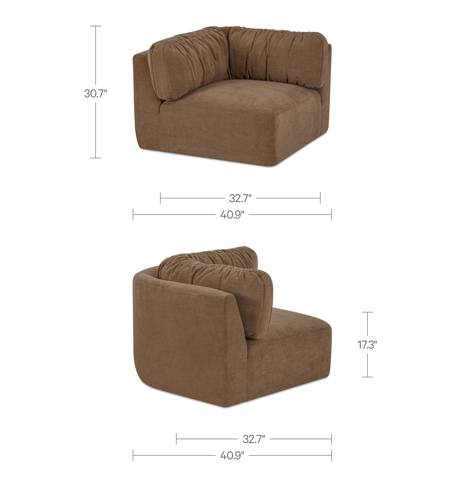 Matina Corner Chair Moes Home Collection Mhc Oa 1101 34 4